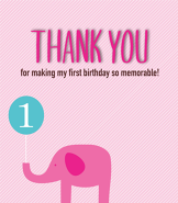 Pink Elephant Thanks